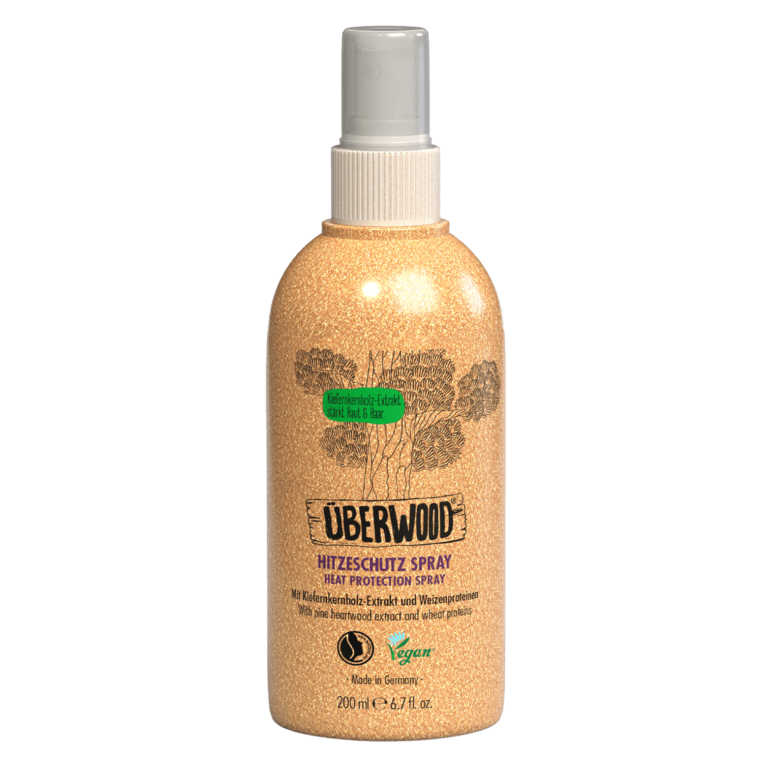 ÜBERWOOD Natürliches Hitzeschutz Spray