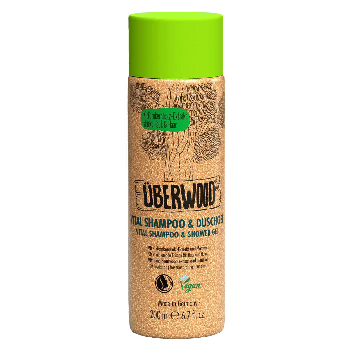 ÜBERWOOD Vital Shampoo & Shower Gel