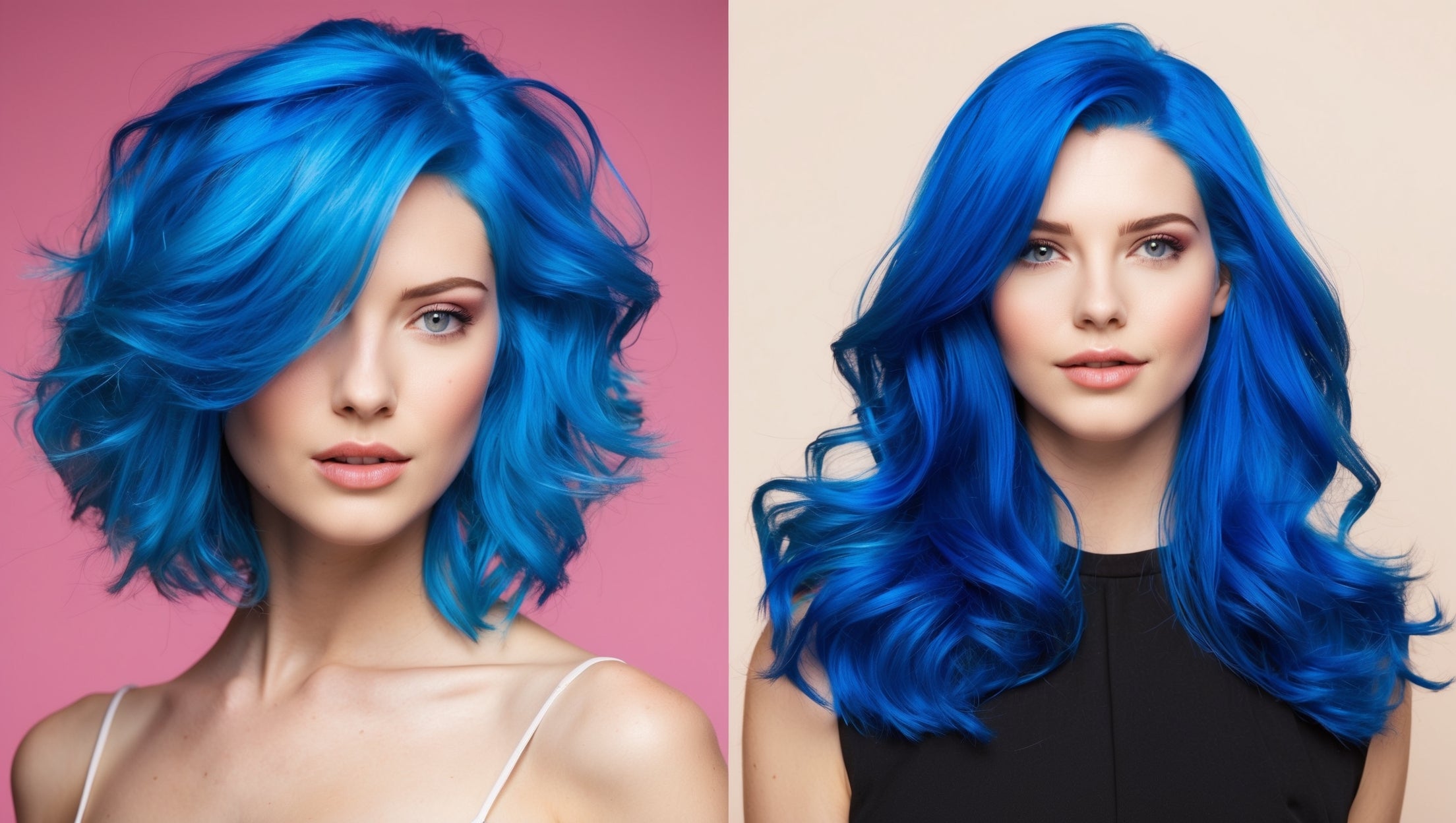 bild-Blaue Haare färben