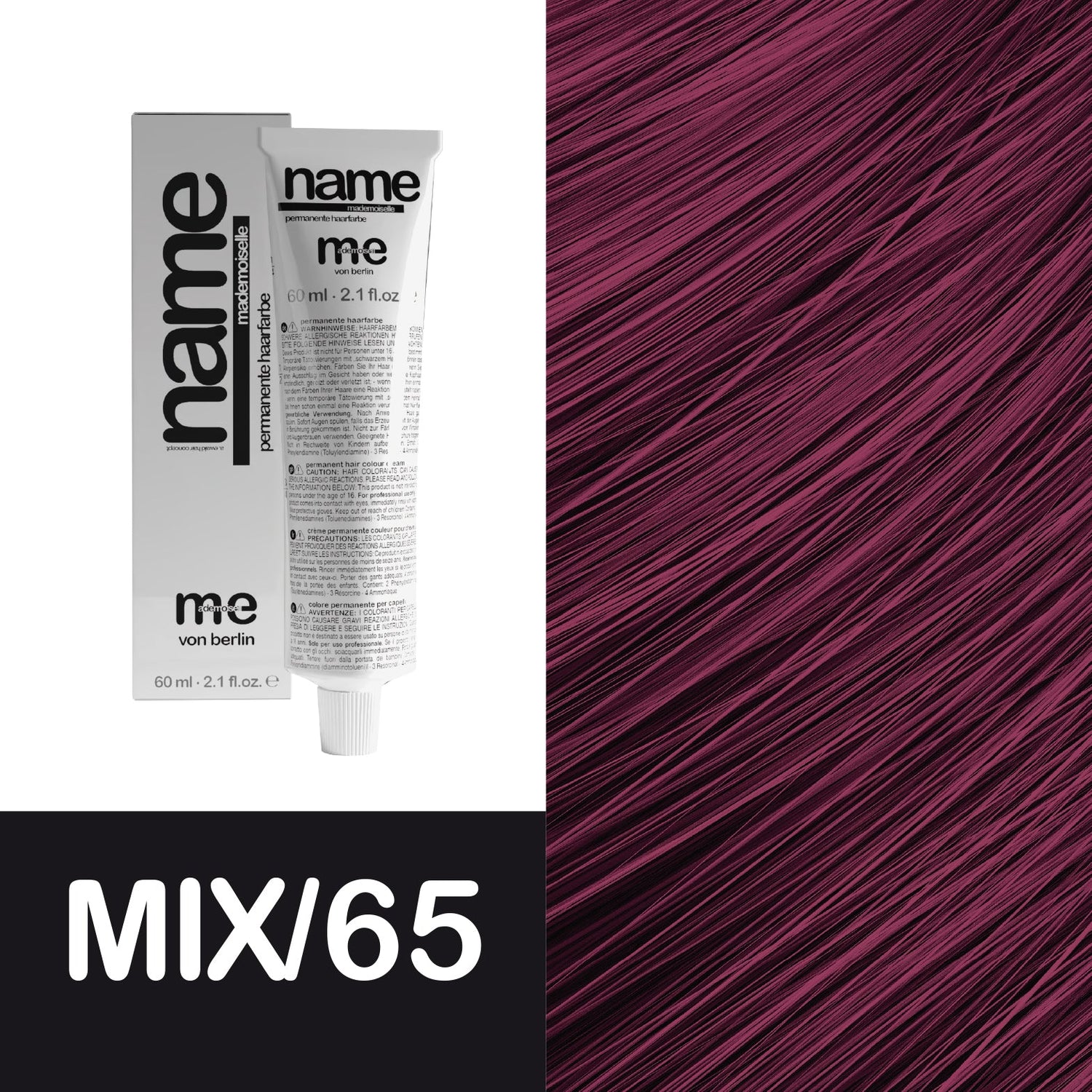 MeMademoiselle NAME MIXTÖNE, 60ml permanente Haarfarbe