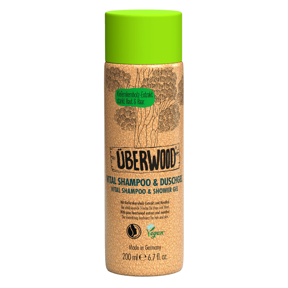 ÜBERWOOD Vital Shampoo & Shower Gel